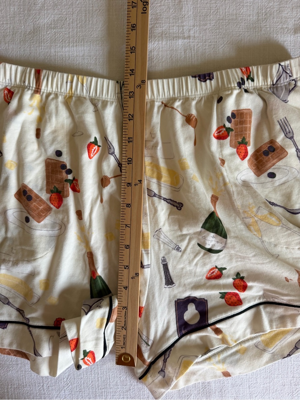 BedHead Cream Pajama Set “Breakfast in Bed” collection - Picture 10 of 10